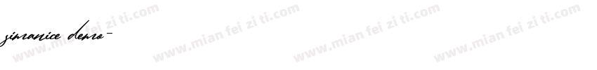 simanice demo字体转换